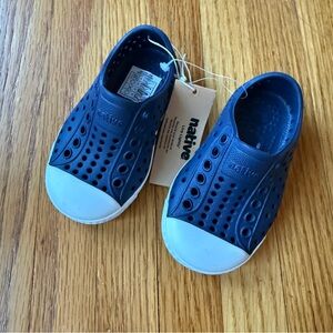 *New* Native Kids Jefferson Toddler Shoes in Navy Regatta Blue